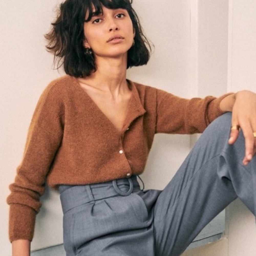 Sezane Gaspard Jumper in Camel, XS